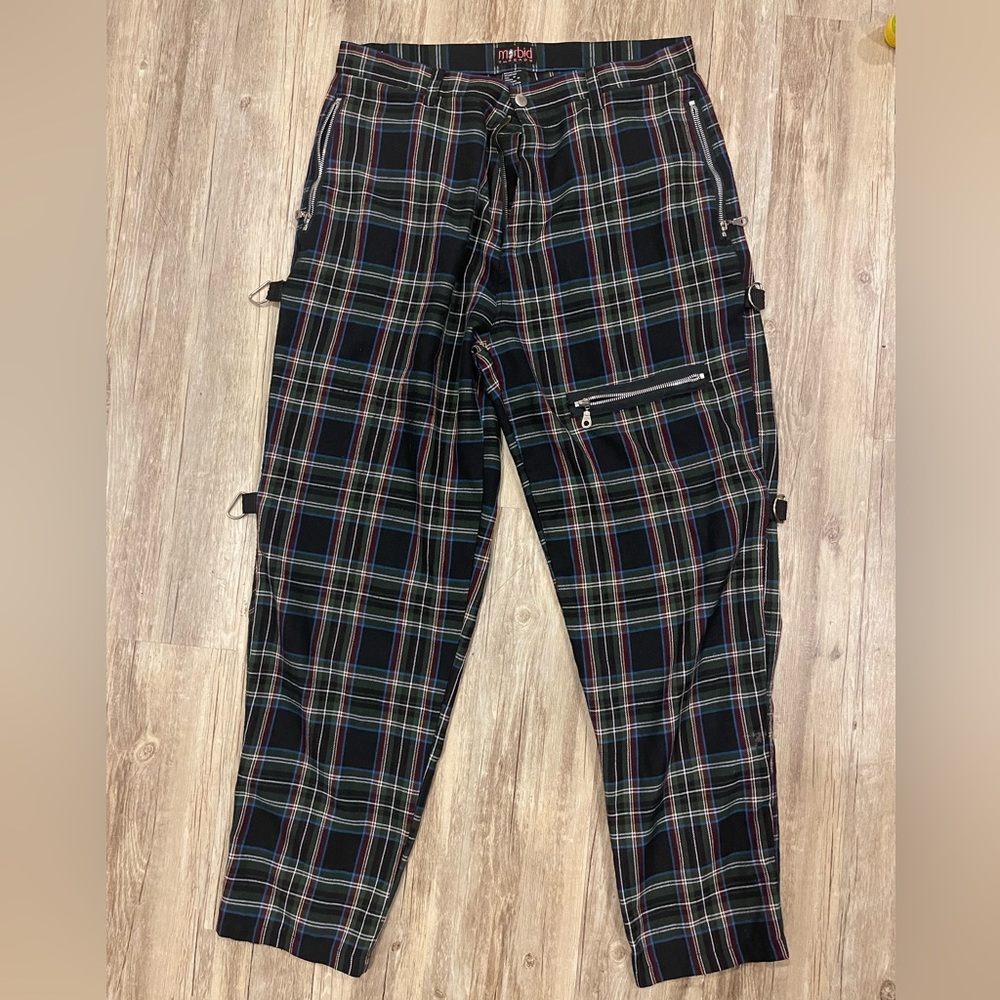 Morbid Threads plaid pants size 36